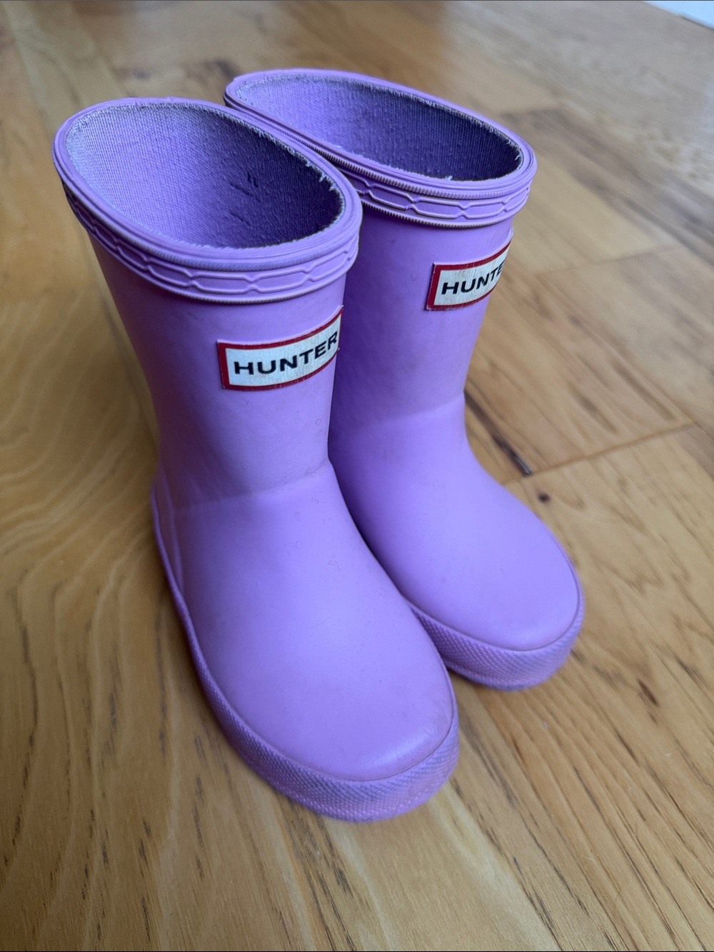 Hunter Kids First Classic Lavender Rain Boots size 6M